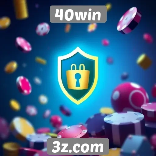 Relação entre segurança e jogos no site 40win